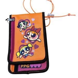 Y2K 2001 The Powerpuff Girls Wallet Shoulder Bag Orange